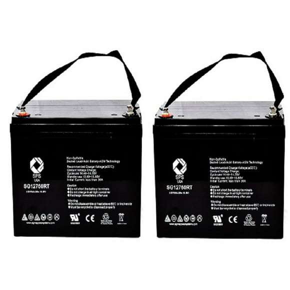 This is an AJC Brand Replacement Power PRC-1250S 12V 55Ah UPS Battery 